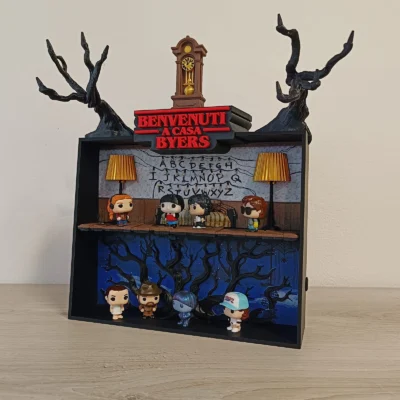 Diorama Casa Byers - Mind Flayer & Sottosopra V1 – Stranger Things