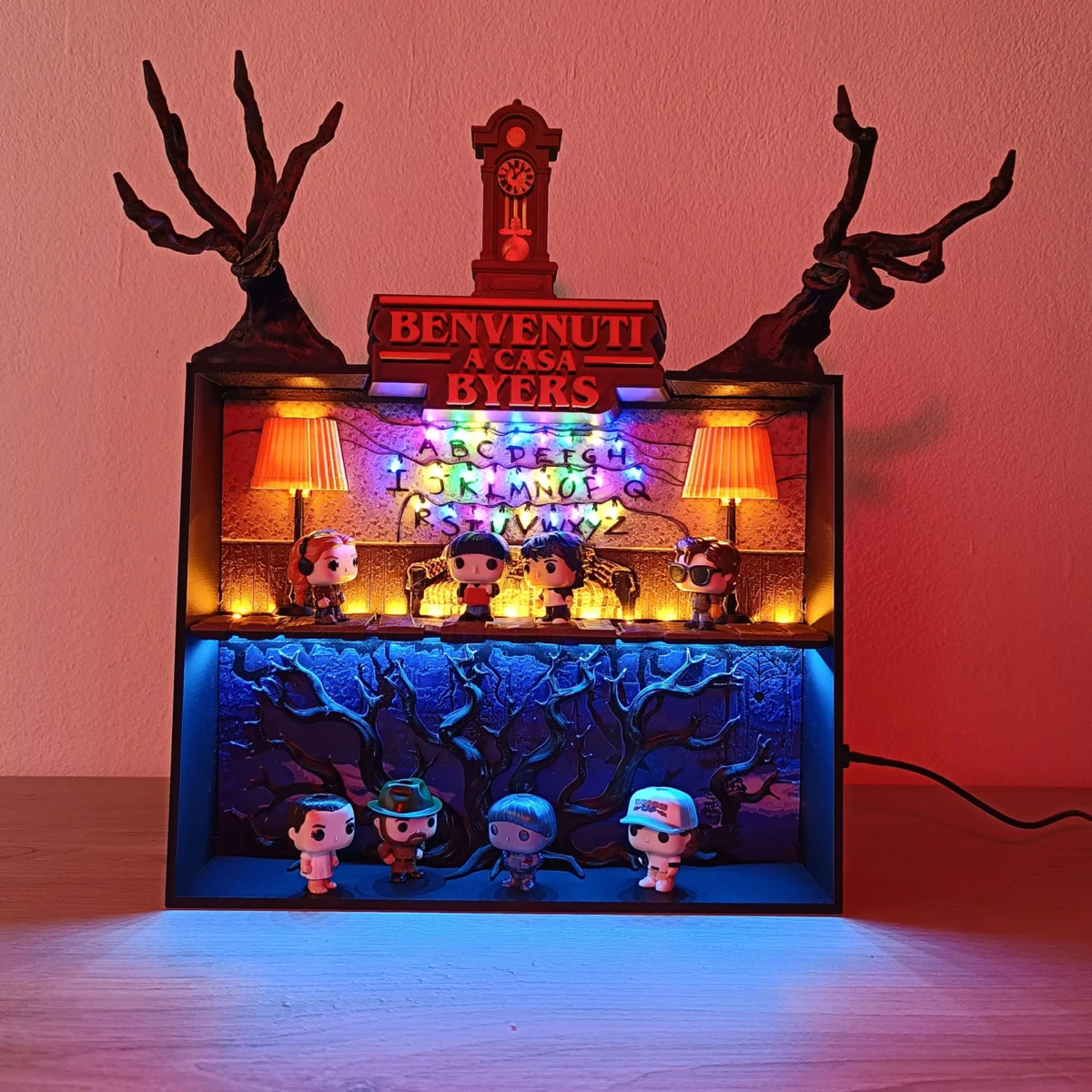 Diorama Casa Byers - Mind Flayer & Sottosopra V1 – Stranger Things