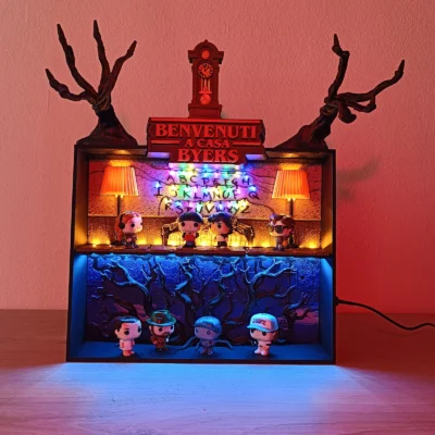 Diorama Casa Byers - Mind Flayer & Sottosopra V1 – Stranger Things