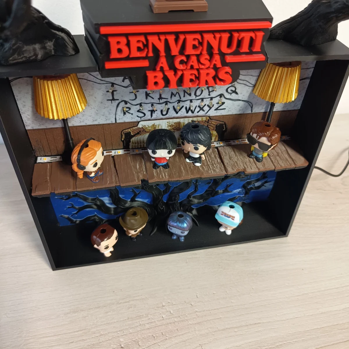 Diorama Casa Byers - Mind Flayer & Sottosopra V1 – Stranger Things