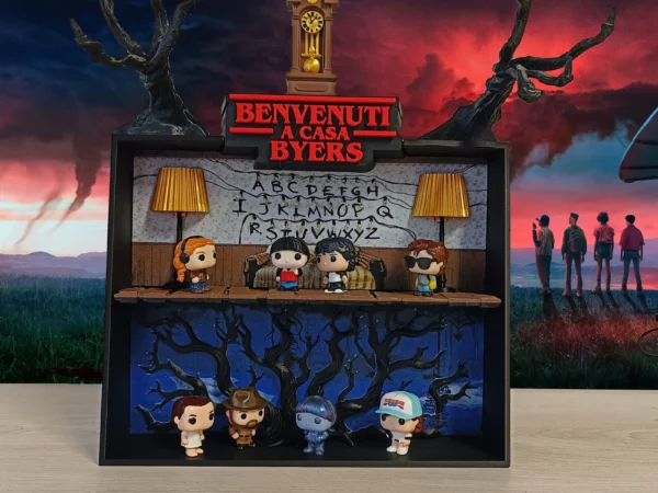 Diorama Casa Byers - Mind Flayer & Sottosopra V1 – Stranger Things