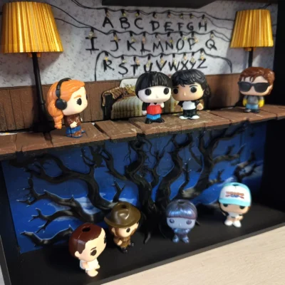 Diorama Casa Byers - Mind Flayer & Sottosopra V1 – Stranger Things