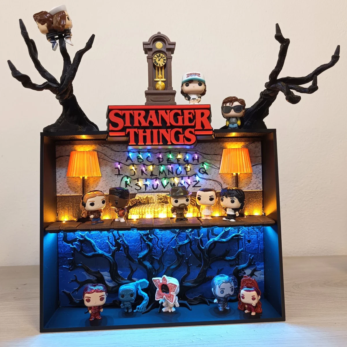 Diorama Casa Byers - Mind Flayer & Sottosopra V1 – Stranger Things
