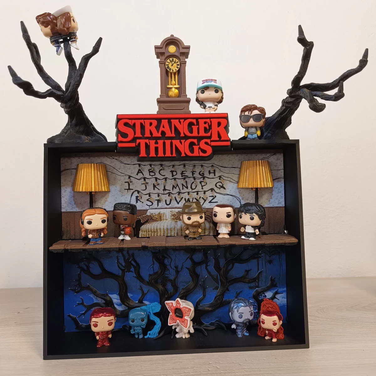 Diorama Casa Byers - Mind Flayer & Sottosopra V1 – Stranger Things