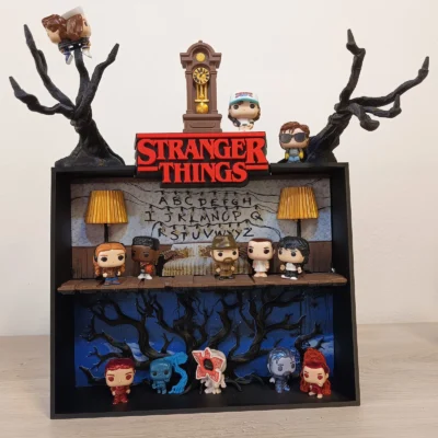 Diorama Casa Byers - Mind Flayer & Sottosopra V1 – Stranger Things