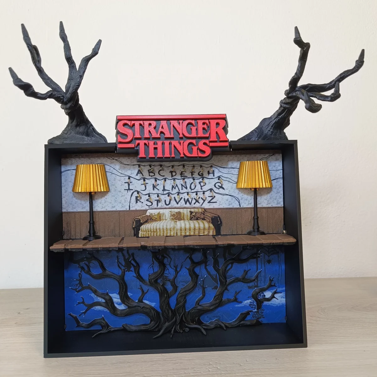 Diorama Casa Byers - Mind Flayer & Sottosopra V1 – Stranger Things