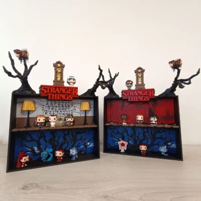 Diorama Casa Byers - Mind Flayer & Sottosopra V1 – Stranger Things