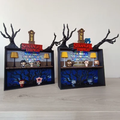 Diorama Casa Byers - Mind Flayer & Sottosopra V1 – Stranger Things